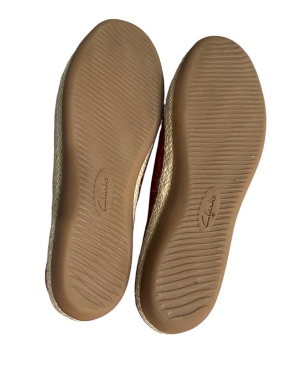 Clark’s Collection Danelly Adira Women’s Red Perforated Slip-On Espadrille Flats - Picture 8 of 9